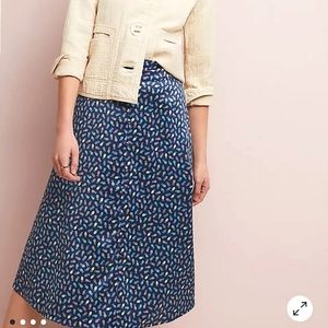Anthropologie Hutch brand pineapple skirt